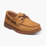 croquet jr. zapato náutico con punta de mocasín Florsheim niños LPVB4P424 calzado broncearse