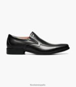 Deslizamiento de puntera de bicicleta Postino 2 Florsheim hombres LPVB4P195 calzado negro liso - Imagen 2