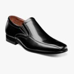 Deslizamiento de puntera de bicicleta Postino 2 Florsheim hombres LPVB4P195 calzado negro liso