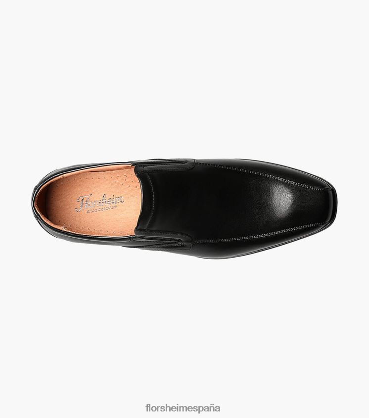 Deslizamiento de puntera de bicicleta Postino 2 Florsheim hombres LPVB4P195 calzado negro liso - Imagen 4