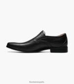 Deslizamiento de puntera de bicicleta Postino 2 Florsheim hombres LPVB4P195 calzado negro liso - Imagen 5