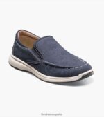 empresa jr. slip veneciano de lona Florsheim niños LPVB4P481 calzado Armada