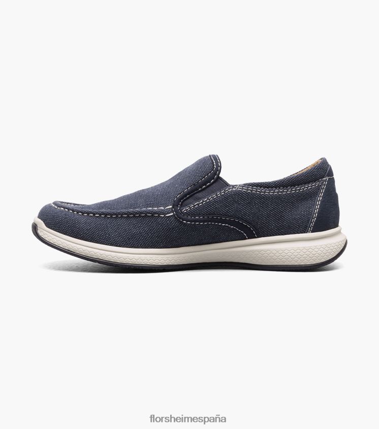 empresa jr. slip veneciano de lona Florsheim niños LPVB4P481 calzado Armada - Imagen 5