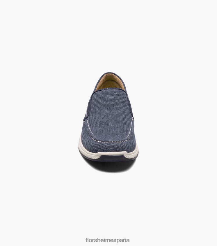 empresa jr. slip veneciano de lona Florsheim niños LPVB4P481 calzado Armada - Imagen 6