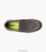 empresa jr. slip veneciano de lona Florsheim niños LPVB4P482 calzado gris - Imagen 4