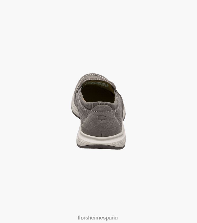 empresa jr. slip veneciano de lona Florsheim niños LPVB4P482 calzado gris - Imagen 7