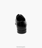 esmoquin puntera lisa oxford Florsheim hombres LPVB4P176 calzado charol negro - Imagen 7