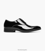 esmoquin puntera oxford Florsheim hombres LPVB4P235 calzado charol negro - Imagen 2