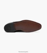 esmoquin puntera oxford Florsheim hombres LPVB4P235 calzado charol negro - Imagen 3