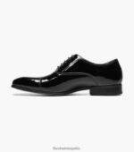 esmoquin puntera oxford Florsheim hombres LPVB4P235 calzado charol negro - Imagen 5