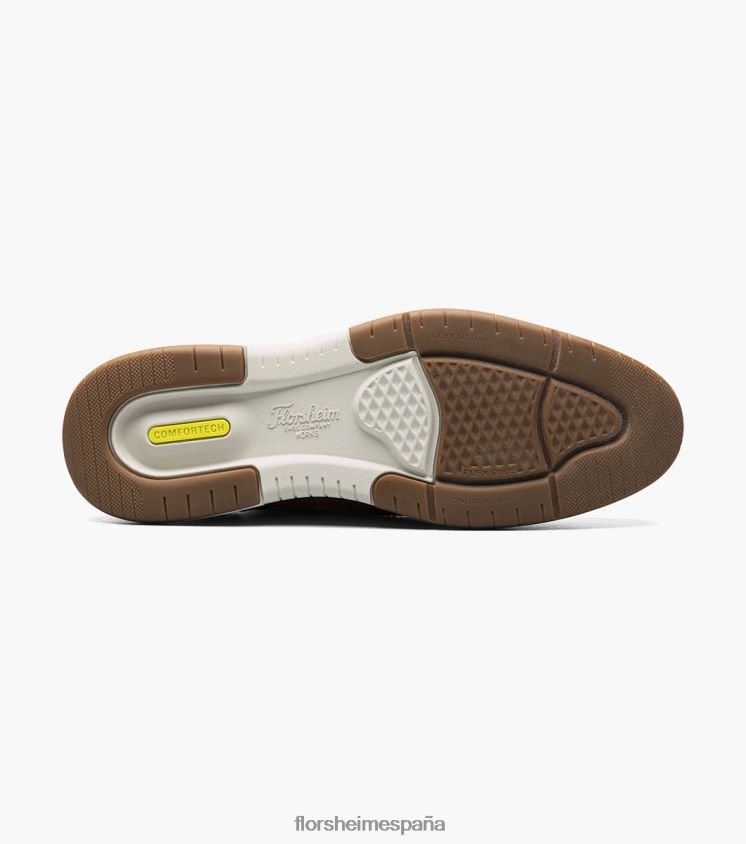 estilo Oxford con punta de acero y punta de ala Florsheim hombres LPVB4P406 calzado coñac - Imagen 3