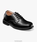 facturación jr. ii moc toe oxford Florsheim niños LPVB4P493 calzado negro