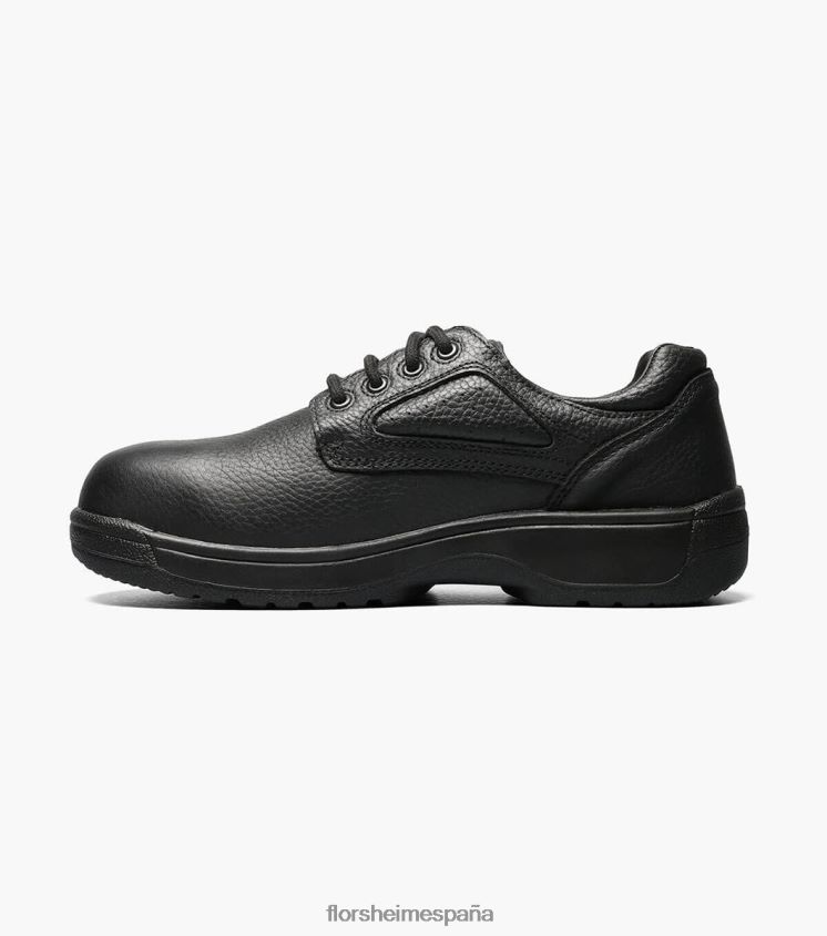 fiesta work puntera de material compuesto puntera lisa oxford Florsheim hombres LPVB4P419 calzado negro - Imagen 5