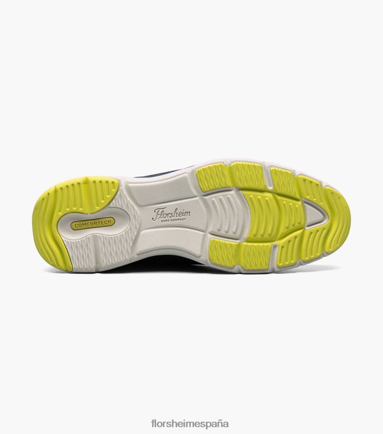 frenzi puntera lisa oxford Florsheim hombres LPVB4P44 calzado nubuck azul marino - Imagen 4