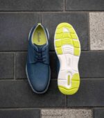 frenzi puntera lisa oxford Florsheim hombres LPVB4P44 calzado nubuck azul marino - Imagen 9
