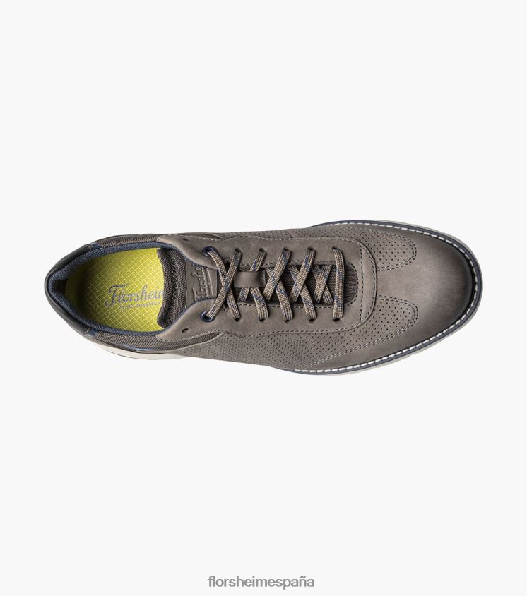 frenzi t-toe oxford Florsheim hombres LPVB4P36 calzado gris - Imagen 4