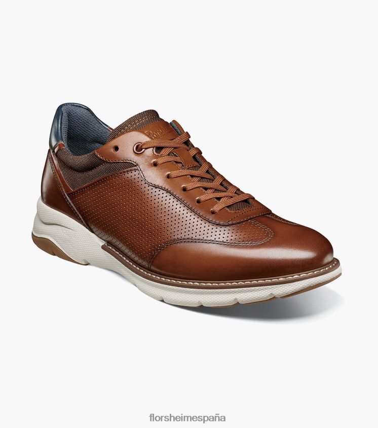 frenzi t-toe oxford Florsheim hombres LPVB4P37 calzado coñac - Imagen 1