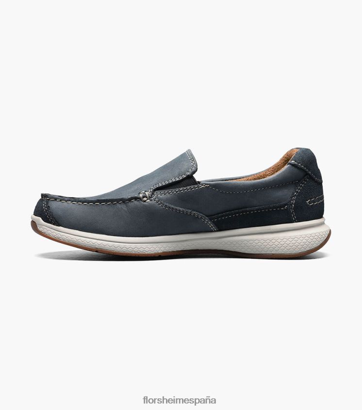 grandes lagos jr. moc toe resbalón en Florsheim niños LPVB4P464 calzado índigo - Imagen 5
