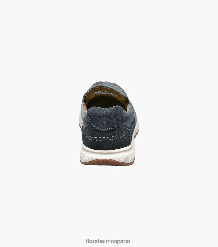 grandes lagos jr. moc toe resbalón en Florsheim niños LPVB4P464 calzado índigo - Imagen 7