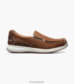 grandes lagos jr. moc toe resbalón en Florsheim niños LPVB4P465 calzado piedra - Imagen 2