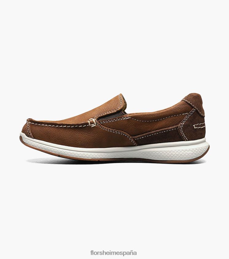 grandes lagos jr. moc toe resbalón en Florsheim niños LPVB4P465 calzado piedra - Imagen 5