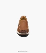 grandes lagos jr. moc toe resbalón en Florsheim niños LPVB4P465 calzado piedra - Imagen 6