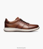 grandes lagos jr. oxford de encaje hasta los dedos Florsheim niños LPVB4P445 calzado coñac - Imagen 2