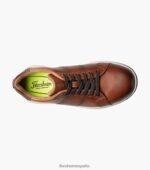 grandes lagos jr. oxford de encaje hasta los dedos Florsheim niños LPVB4P445 calzado coñac - Imagen 4