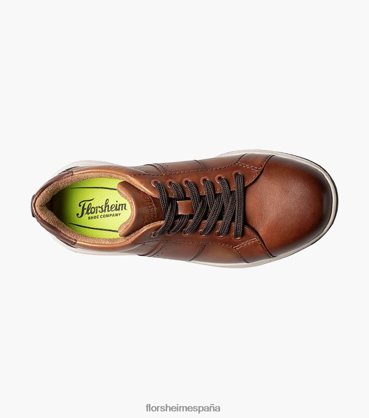 grandes lagos jr. oxford de encaje hasta los dedos Florsheim niños LPVB4P445 calzado coñac - Imagen 4