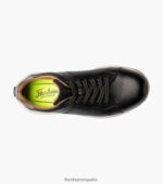 grandes lagos jr. oxford de encaje hasta los dedos Florsheim niños LPVB4P446 calzado negro - Imagen 4