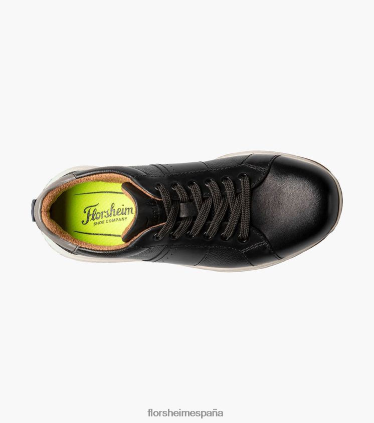 grandes lagos jr. oxford de encaje hasta los dedos Florsheim niños LPVB4P446 calzado negro - Imagen 4