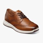 grandes lagos jr. oxford de punta de ala Florsheim niños LPVB4P442 calzado coñac