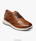 grandes lagos jr. oxford de punta de ala Florsheim niños LPVB4P442 calzado coñac