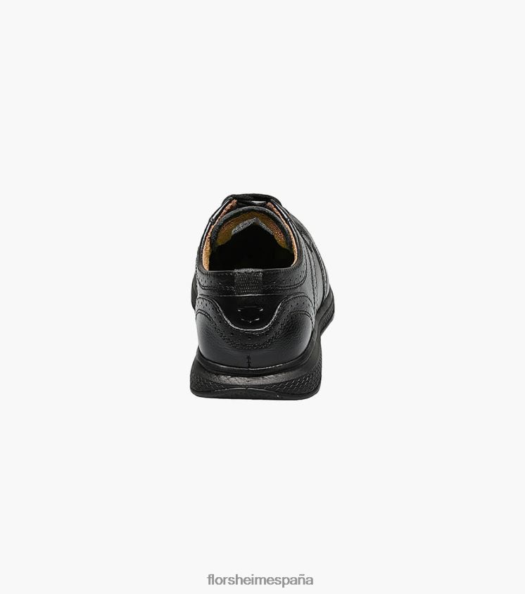 grandes lagos jr. oxford de punta de ala Florsheim niños LPVB4P443 calzado negro - Imagen 7