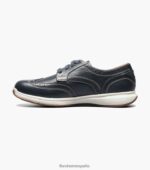 grandes lagos jr. oxford de punta de ala Florsheim niños LPVB4P444 calzado Armada - Imagen 5