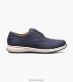 grandes lagos jr. oxford de punta plana Florsheim niños LPVB4P501 calzado Armada - Imagen 2