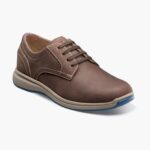 grandes lagos jr. oxford de punta plana Florsheim niños LPVB4P502 calzado marrón ch