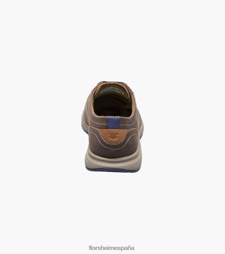 grandes lagos jr. oxford de punta plana Florsheim niños LPVB4P502 calzado marrón ch - Imagen 7