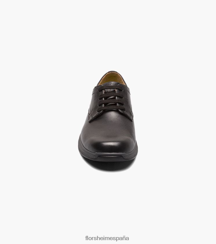 grandes lagos jr. oxford de punta plana Florsheim niños LPVB4P503 calzado negro - Imagen 6