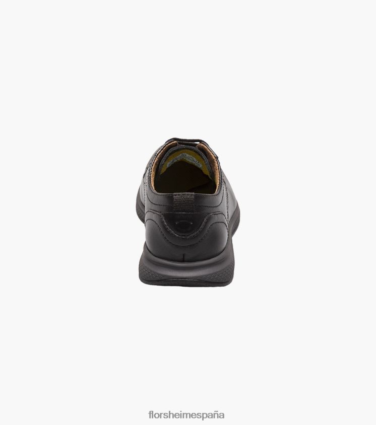 grandes lagos jr. oxford de punta plana Florsheim niños LPVB4P503 calzado negro - Imagen 7