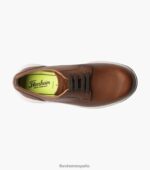 grandes lagos jr. oxford de punta plana Florsheim niños LPVB4P504 calzado coñac - Imagen 4