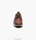 grandes lagos jr. oxford de punta plana Florsheim niños LPVB4P504 calzado coñac - Imagen 6