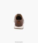 grandes lagos jr. oxford de punta plana Florsheim niños LPVB4P504 calzado coñac - Imagen 7