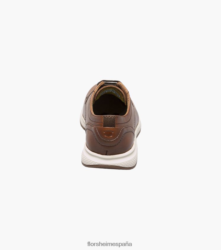 grandes lagos jr. oxford de punta plana Florsheim niños LPVB4P504 calzado coñac - Imagen 7