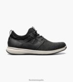 grandes lagos jr. zapatilla de punto con puntera lisa Florsheim niños LPVB4P439 calzado negro - Imagen 2