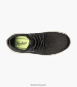 grandes lagos jr. zapatilla de punto con puntera lisa Florsheim niños LPVB4P439 calzado negro - Imagen 4