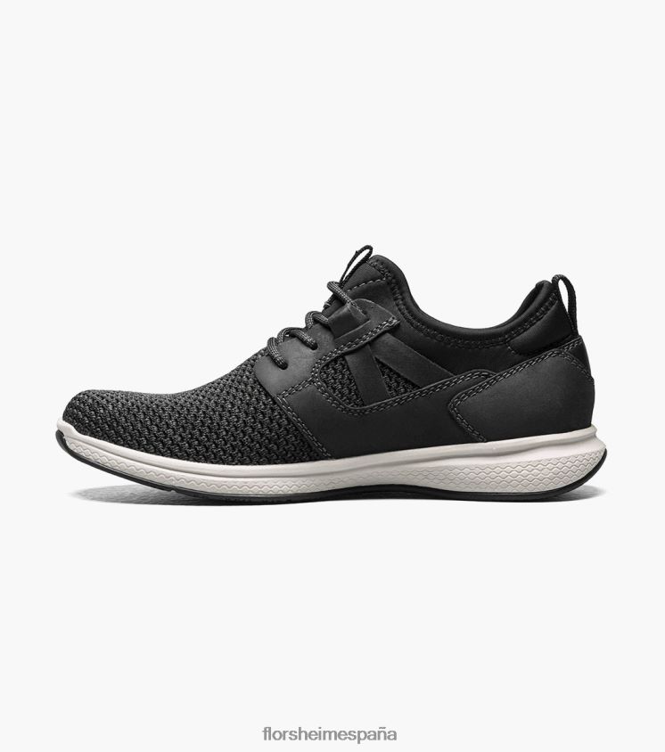 grandes lagos jr. zapatilla de punto con puntera lisa Florsheim niños LPVB4P439 calzado negro - Imagen 5