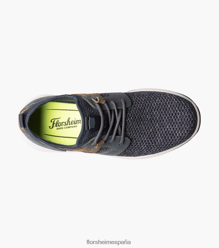 grandes lagos jr. zapatilla de punto con puntera lisa Florsheim niños LPVB4P440 calzado Armada - Imagen 4