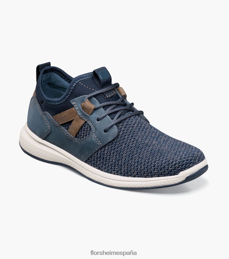 grandes lagos jr. zapatilla de punto con puntera lisa Florsheim niños LPVB4P440 calzado Armada - Imagen 1