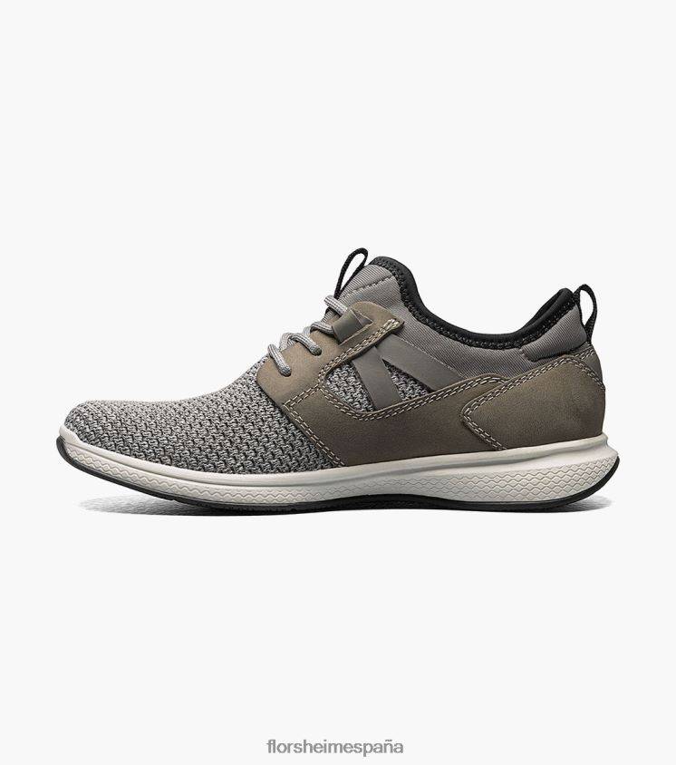 grandes lagos jr. zapatilla de punto con puntera lisa Florsheim niños LPVB4P441 calzado gris - Imagen 5